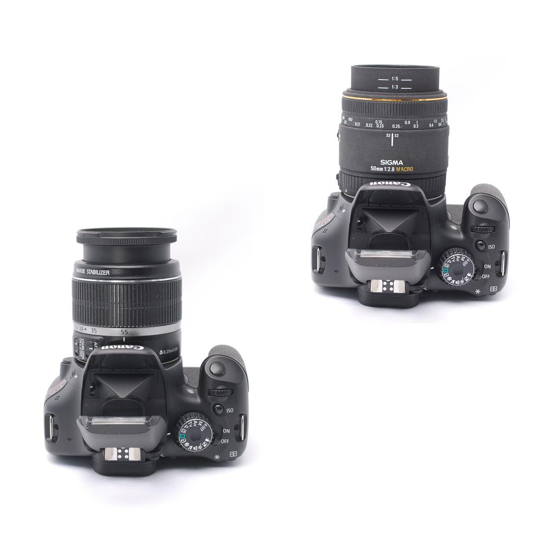 ❤即購入1000円OFF❤Canon Kiss X4 マクロ単焦点 ダブルレンズ