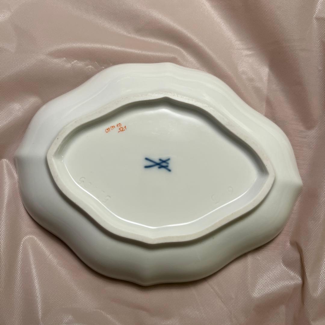 マイセン フラワー　菱形 小皿 小物入れ