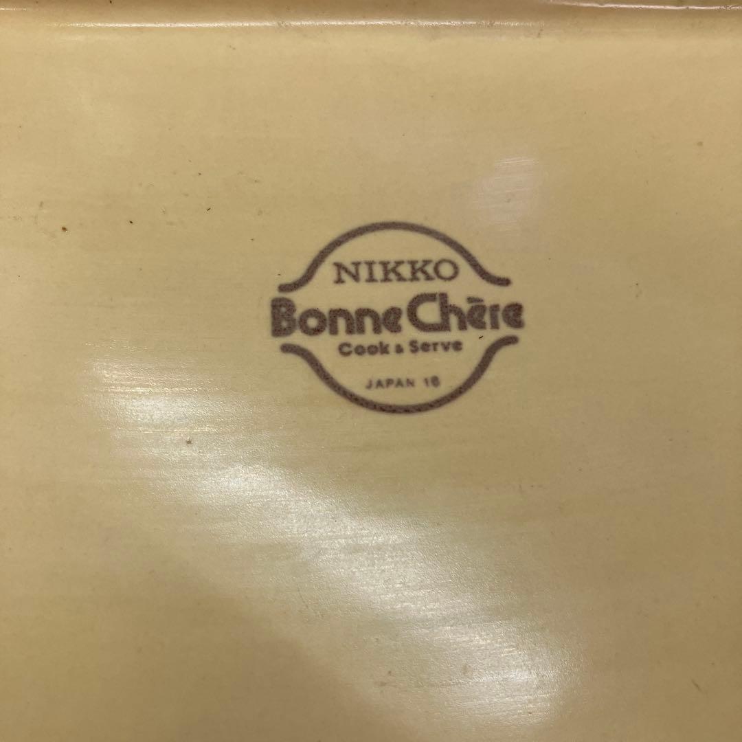 D-4 ②NIKKO Bonne Chere オーバル皿 耐熱皿 ニッコー 皿