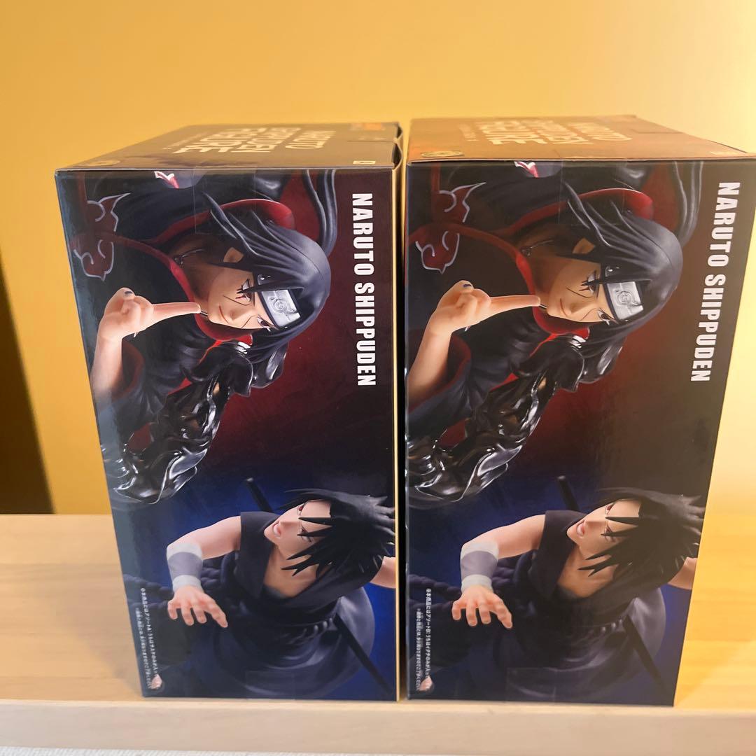 ［GIGO限定］NARUTO うちはサスケ・イタチ フィギュア及びシールセット