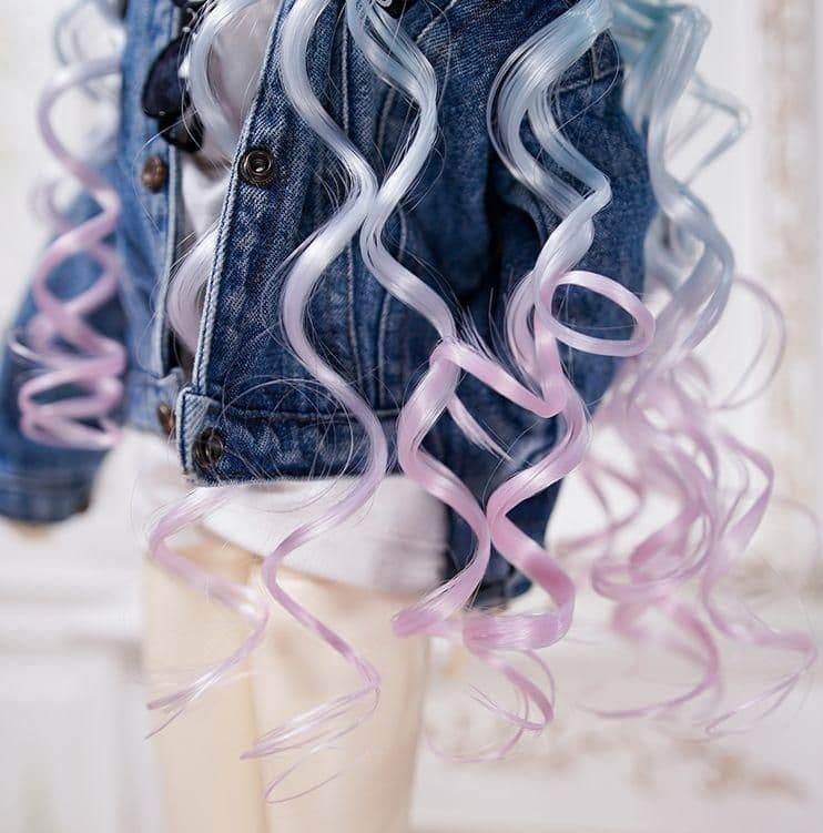 AS132 BJD 1/3 人形 ドール　用ウィッグ カツラ 耐熱 ハンドメイド