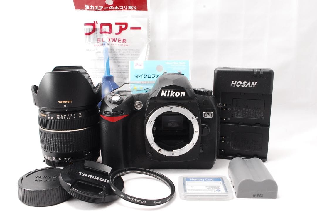✨ショット数8453回✨お安くデビュー✨Nikon D70 レンズセット