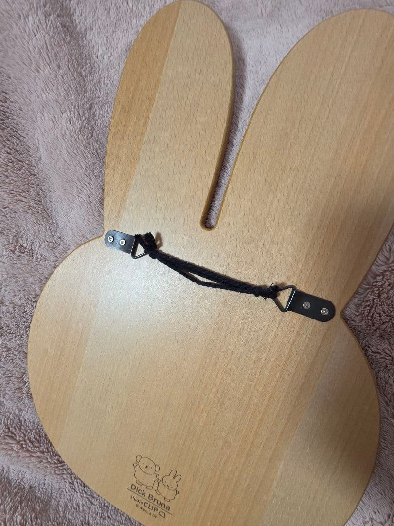 ミッフィー　studio CLIP　シルエットWALLミラー&フェイスクッション