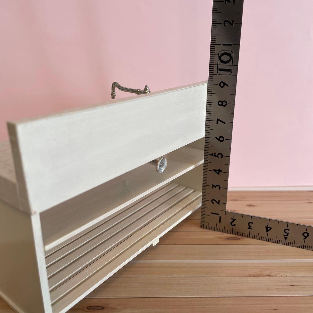 1/12ドールハウス ミニチュア リーメント●シンク キッチン●ミニ厨房庵 金属