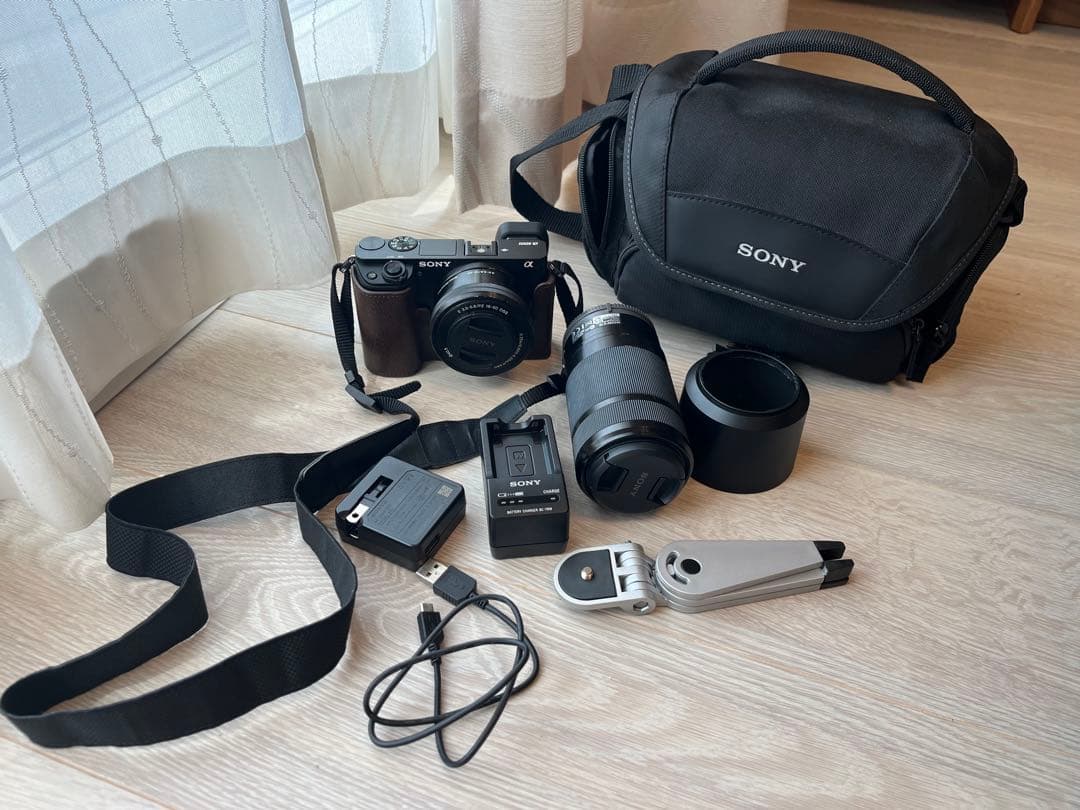 ソニー SONY α6000 ミラーレス一眼カメラ ダブルズームレンズセット