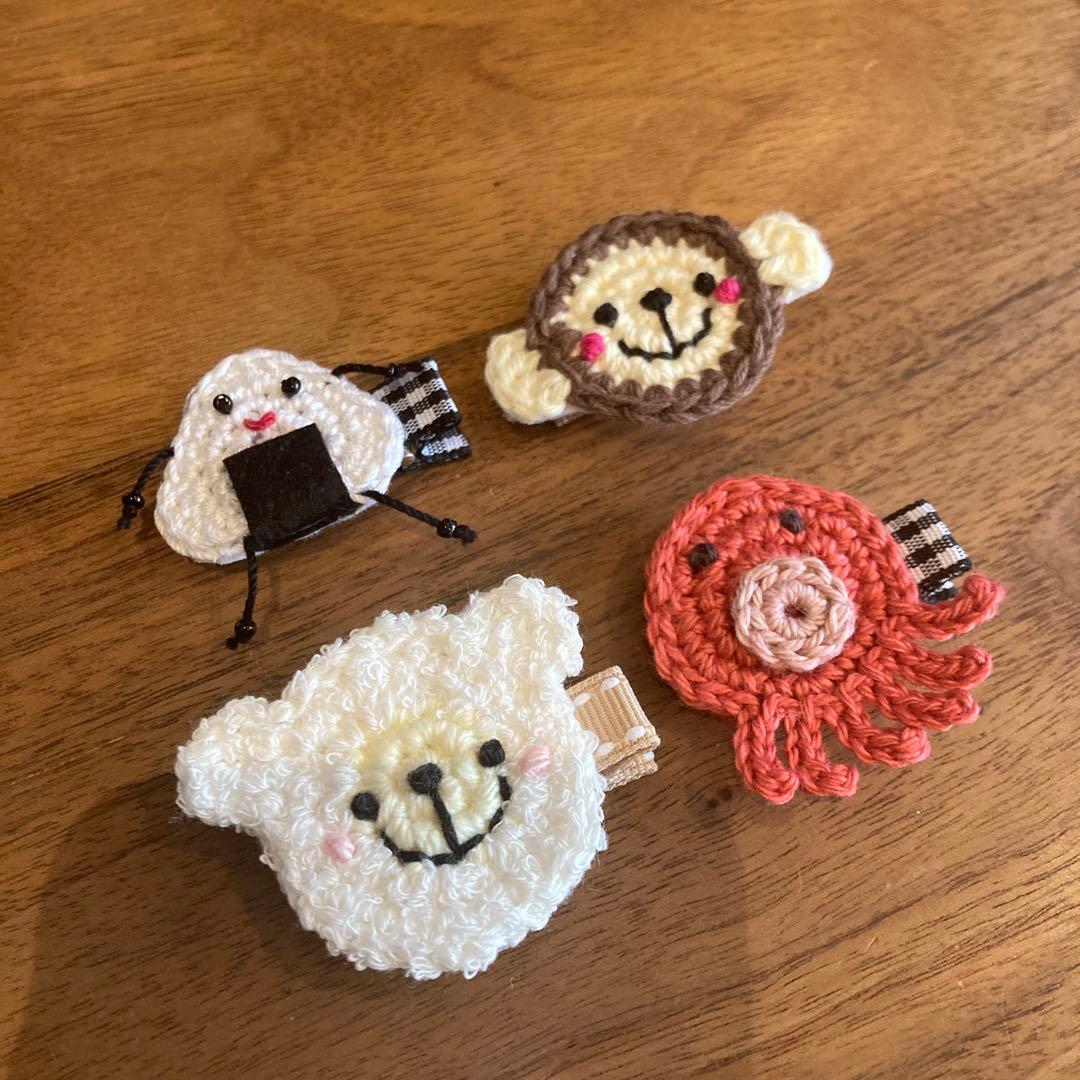 もんすけ様ご確認用☆ベビーヘアクリップ