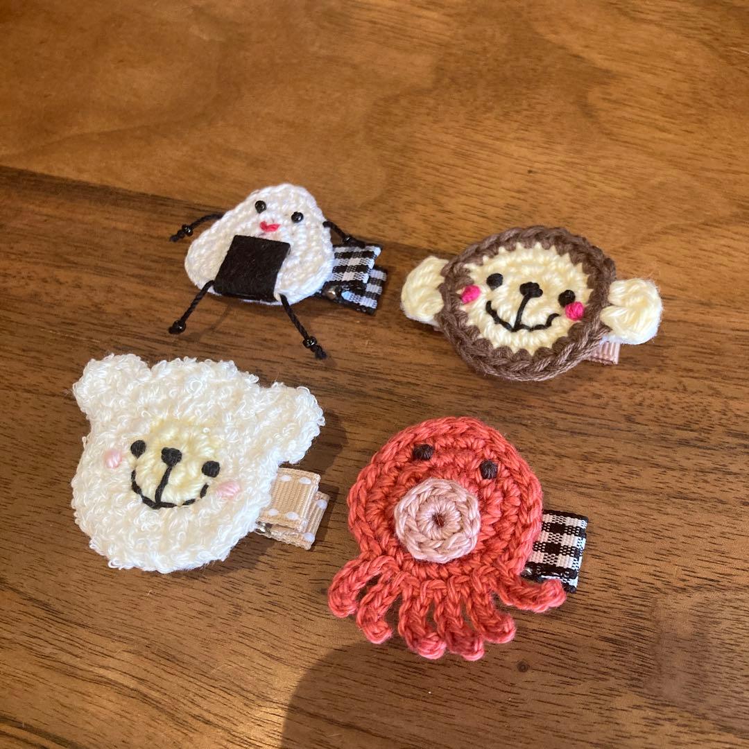 もんすけ様ご確認用☆ベビーヘアクリップ