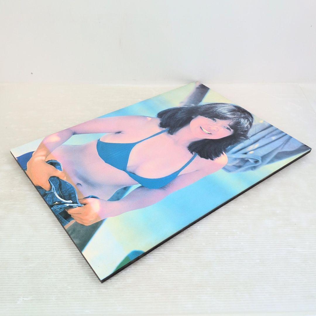 宮崎美子　ポスター　木製写真パネル　希少