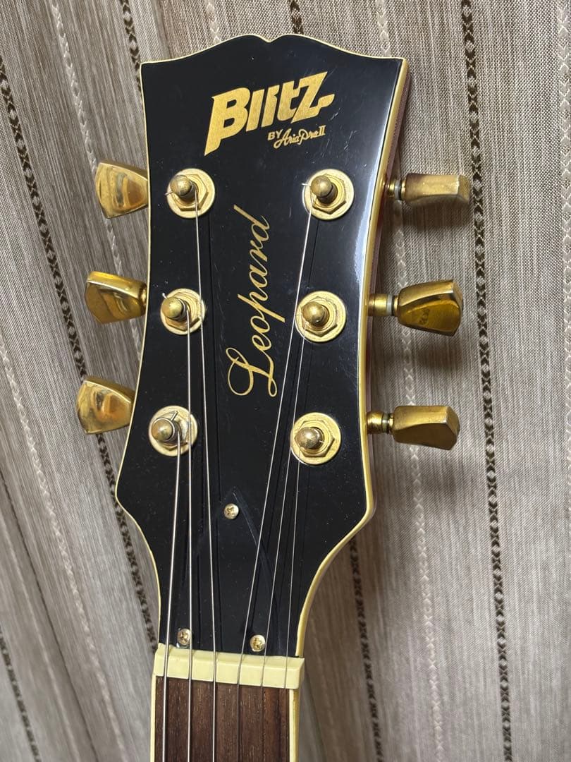 Blitz by Aria Pro II Leopard レスポールタイプ