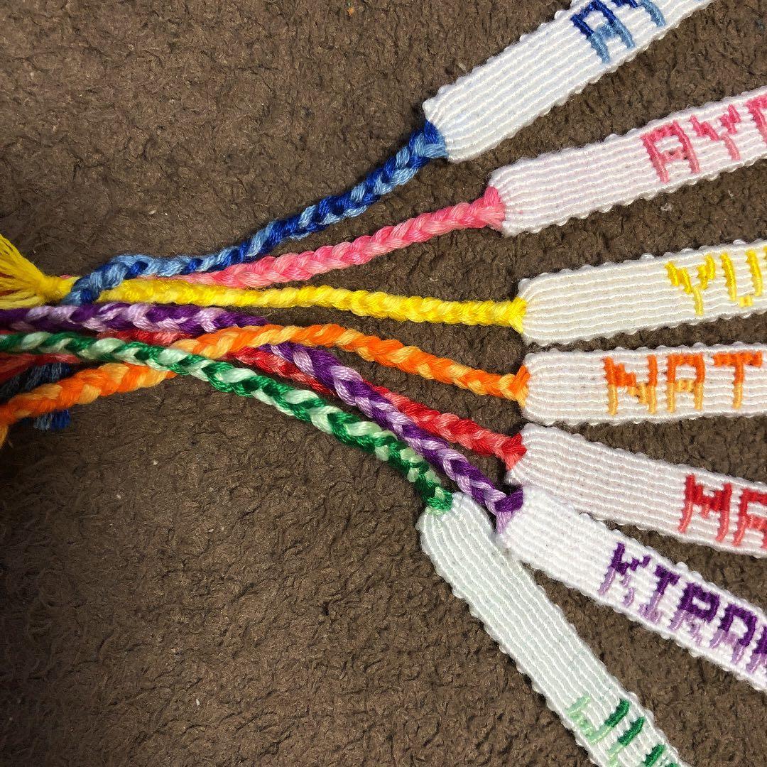 《専用》オーダーメイド名前入りミサンガ《仲間でお揃いはいかがですか？》 3本