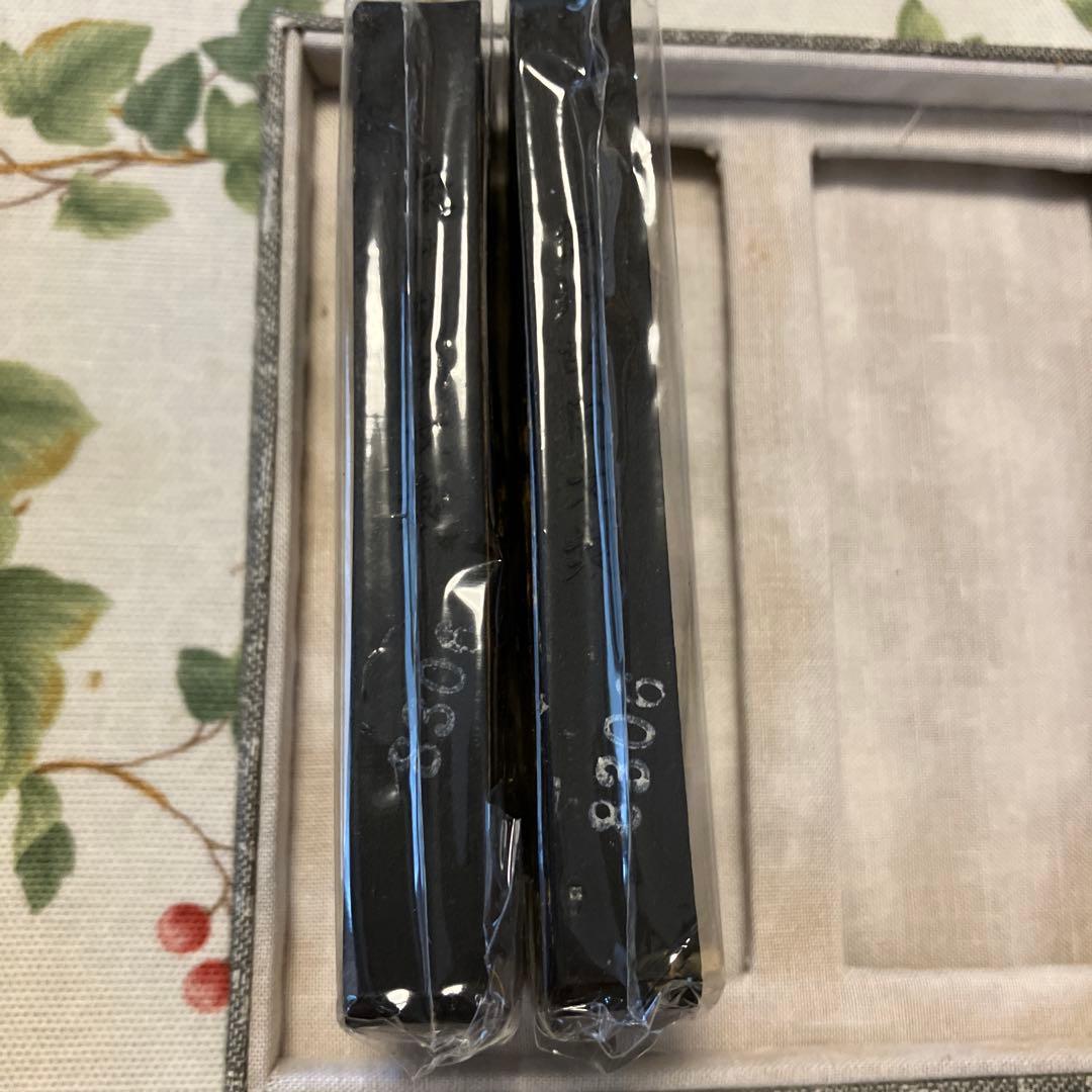 吉兆園　固形墨　古墨　2本セット(箱入り)