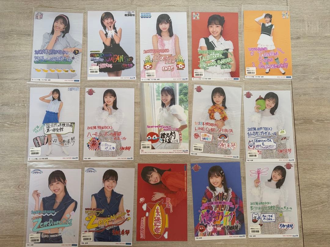 弓桁朱琴　A5ソロ写真セット　80枚以上　モーニング娘。