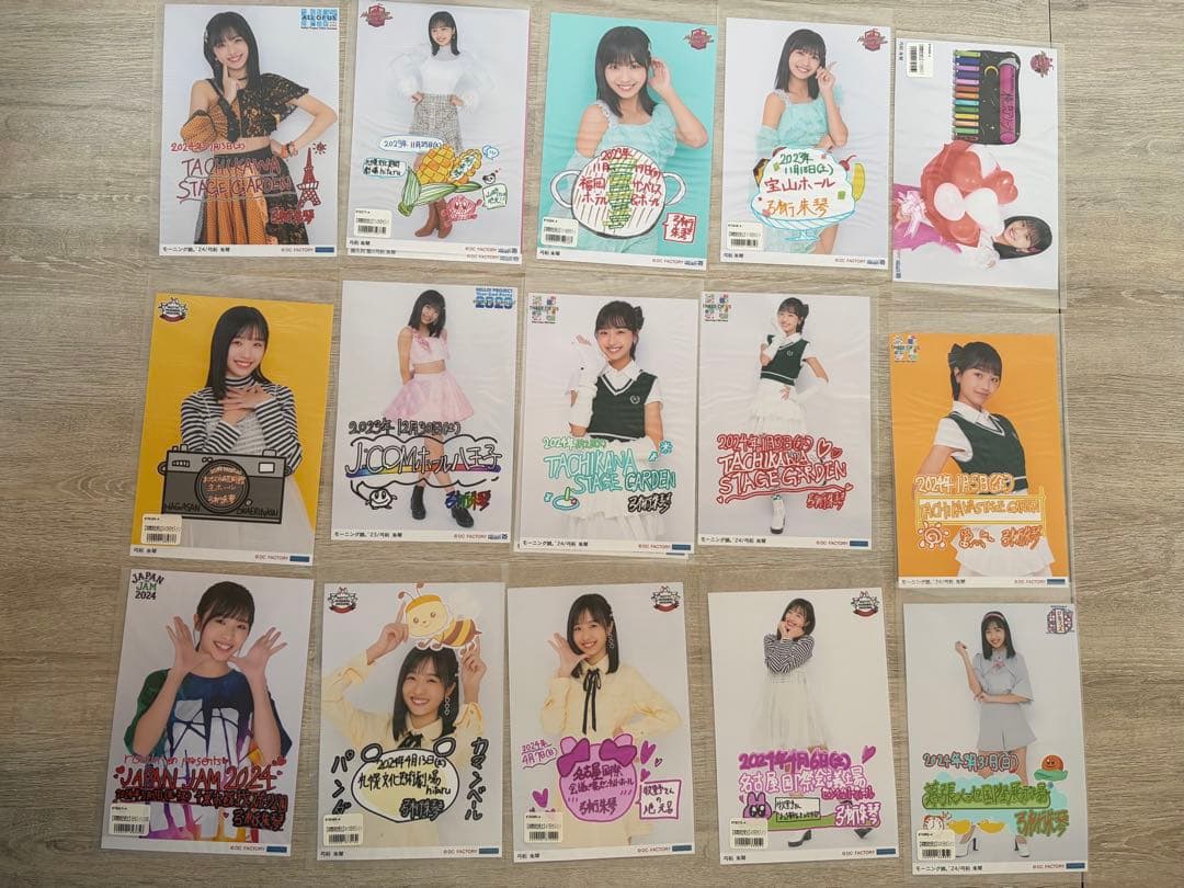 弓桁朱琴　A5ソロ写真セット　80枚以上　モーニング娘。