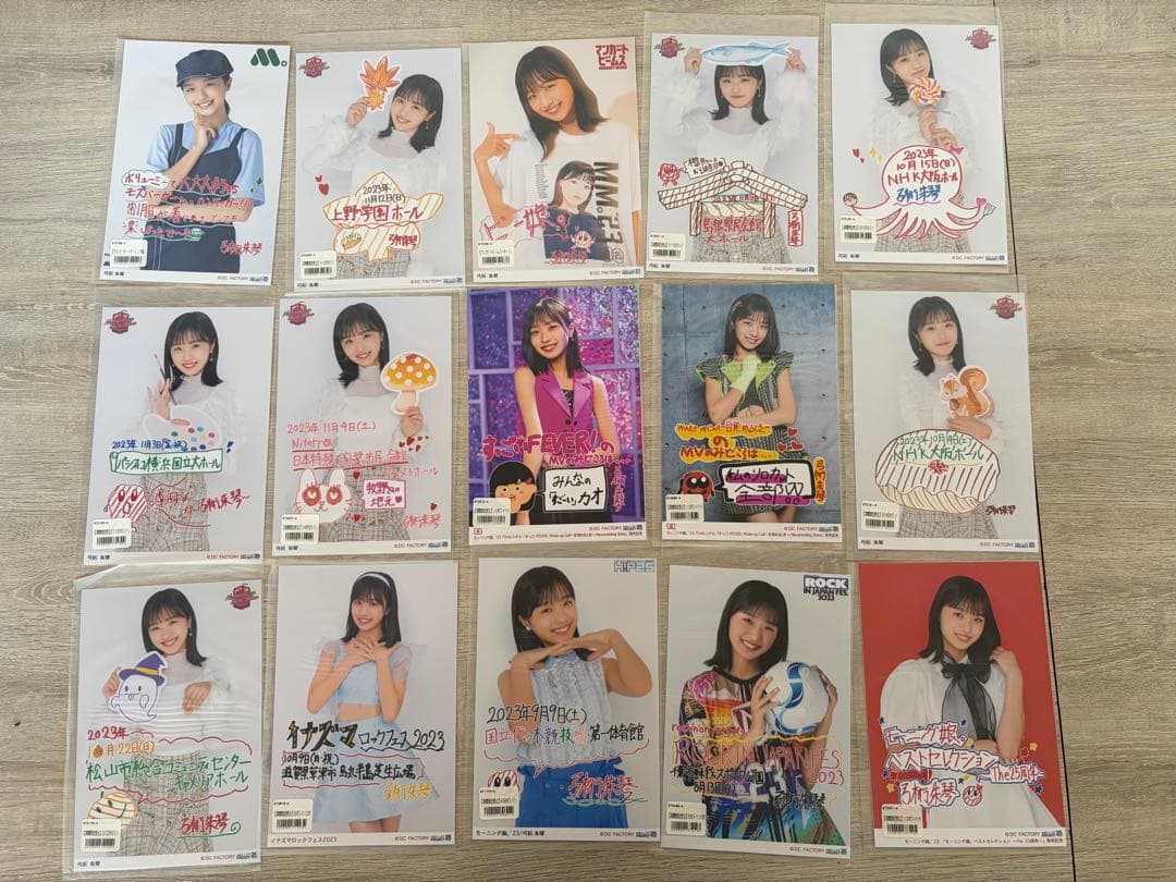 弓桁朱琴　A5ソロ写真セット　80枚以上　モーニング娘。