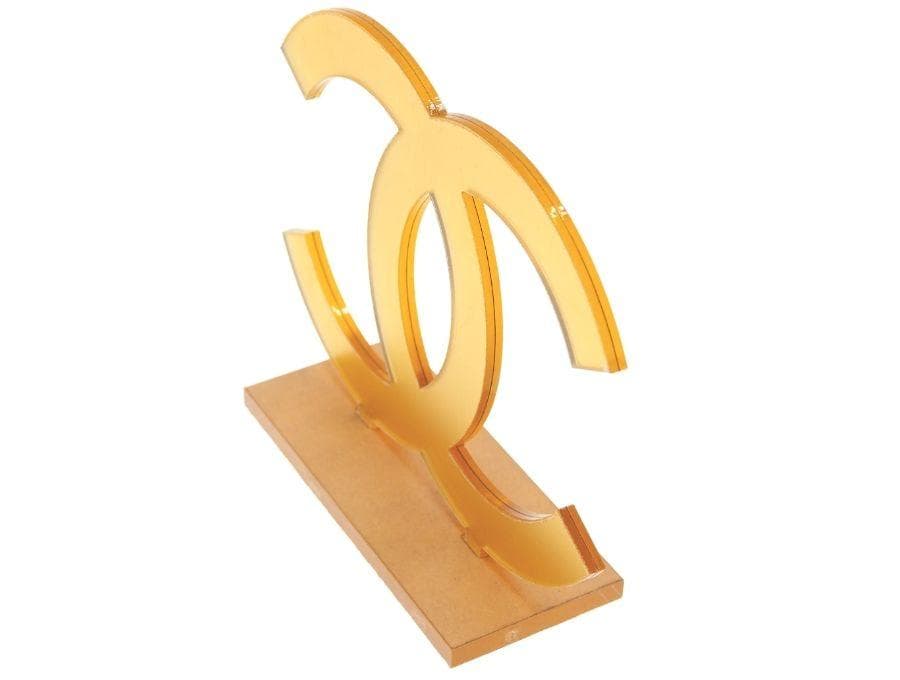 シャネル 店舗ディスプレイ オブジェ 置物 ゴールド ココマーク CHANEL