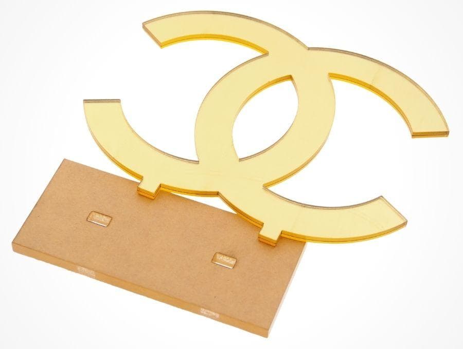 シャネル 店舗ディスプレイ オブジェ 置物 ゴールド ココマーク CHANEL