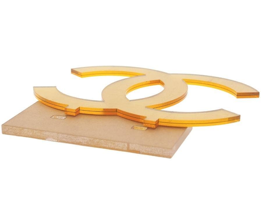 シャネル 店舗ディスプレイ オブジェ 置物 ゴールド ココマーク CHANEL