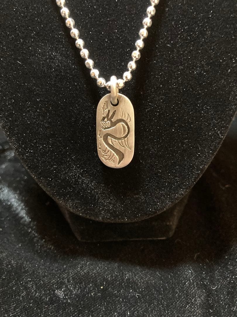 ⑮Dog Tag Dragon チェーン付き Silver925