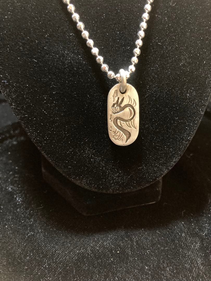 ⑮Dog Tag Dragon チェーン付き Silver925