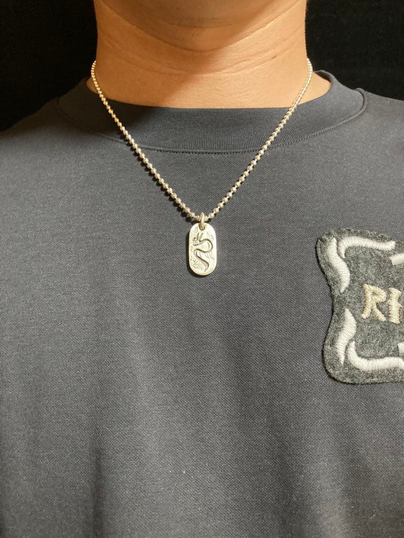 ⑮Dog Tag Dragon チェーン付き Silver925