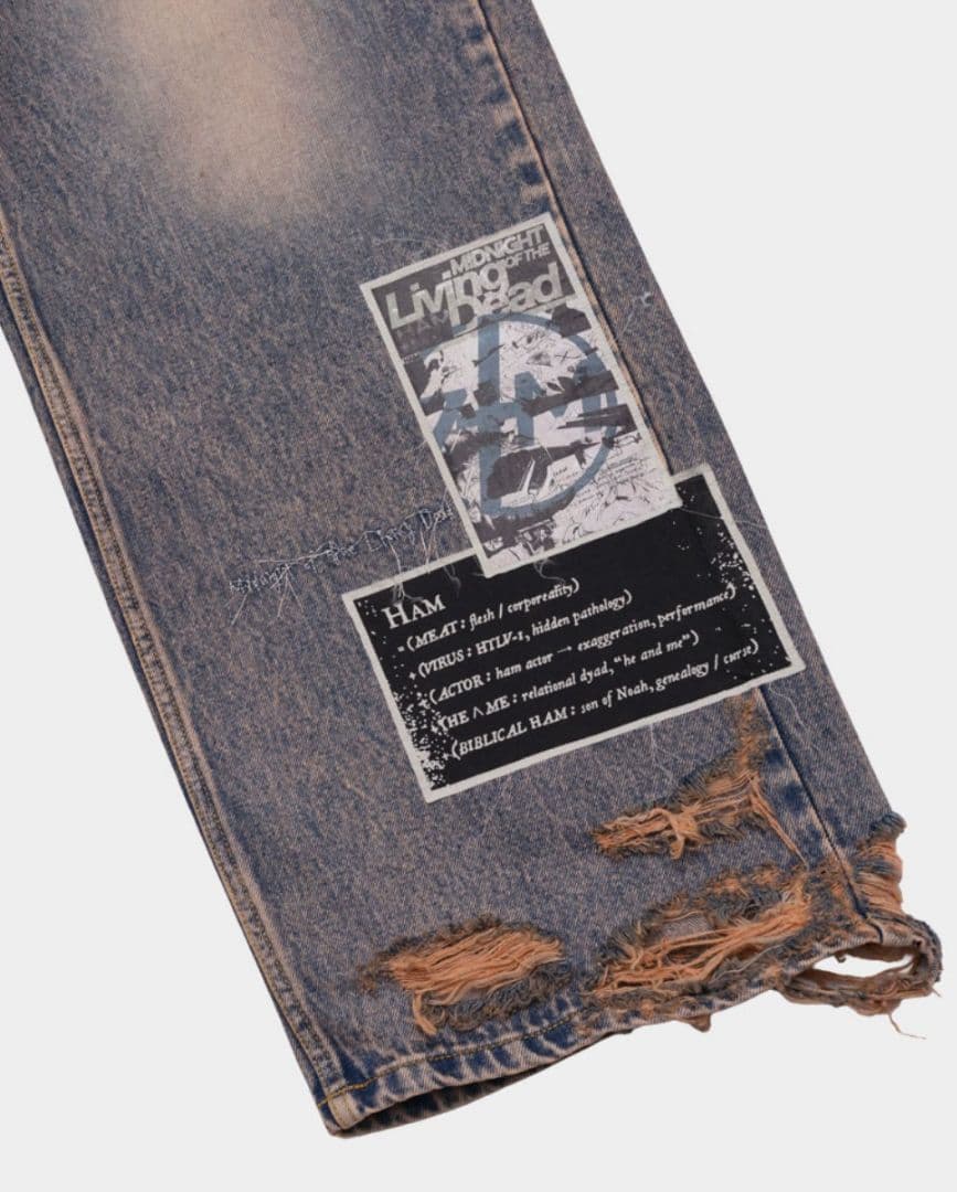 ずっと真夜中でいいのに。「MAD ヴィンテージ　デニムパンツ」Mサイズ