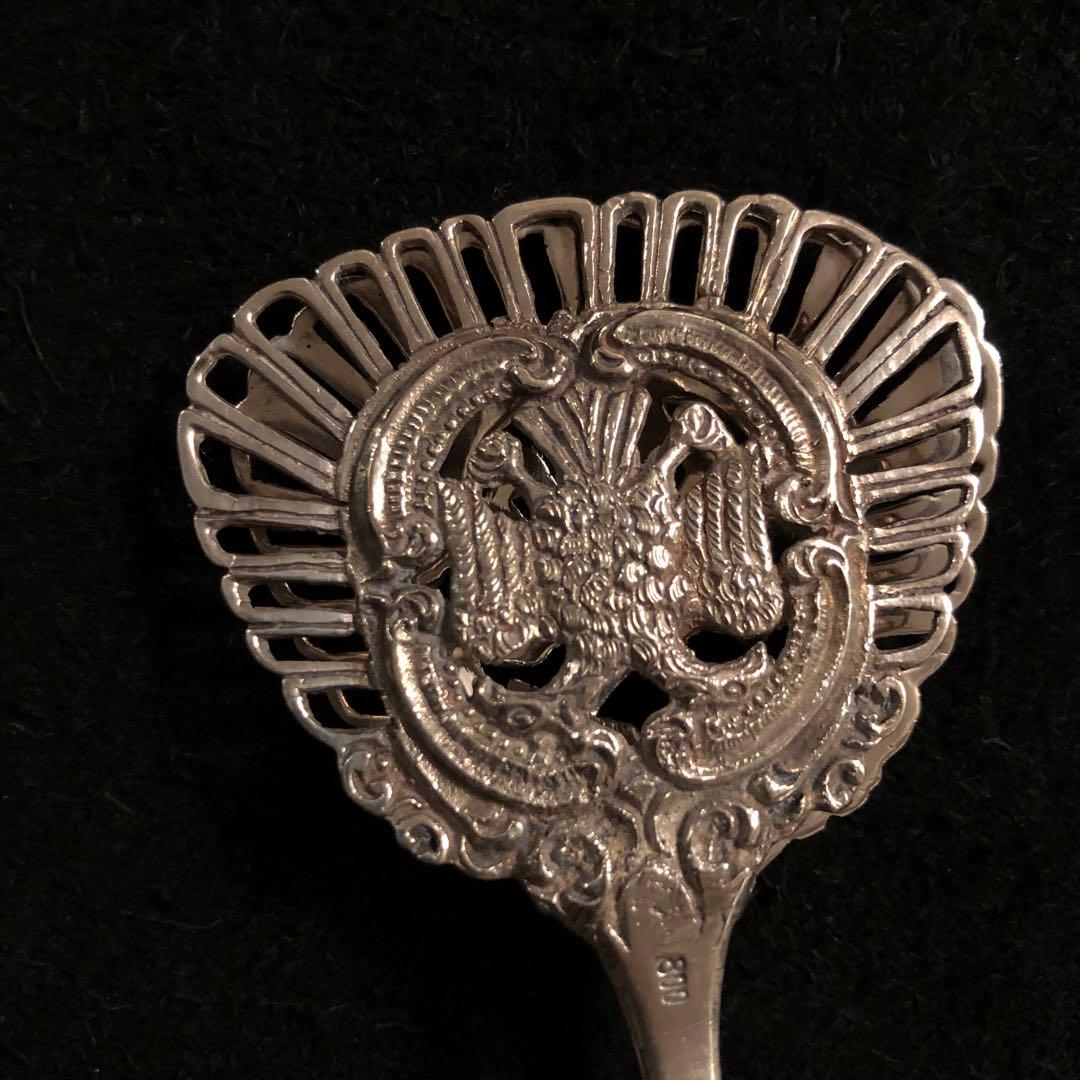 ドイツ製　純銀/800 透かし彫り　ケーキ／デザートサーバー