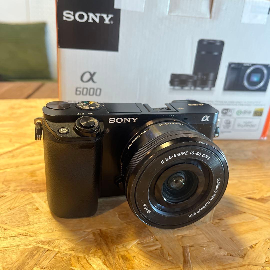 SONY α6000 ミラーレスカメラ E 16-50mm【7/30迄】