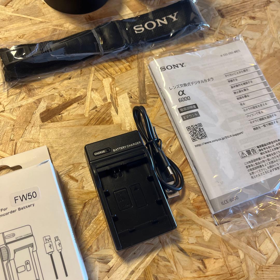 SONY α6000 ミラーレスカメラ E 16-50mm【7/30迄】
