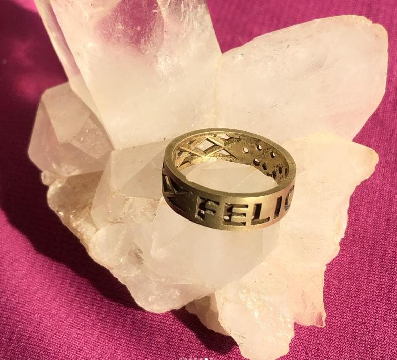 『時を刻むブラスネームリング』5mmタイプ・6mmタイプ