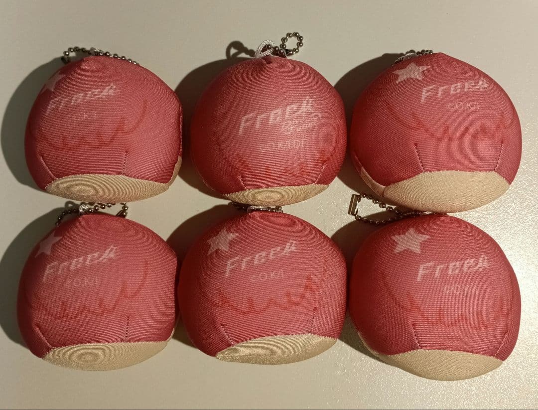 【新品未使用】Free! おまんじゅうにぎにぎマスコット 松岡凛 ６個