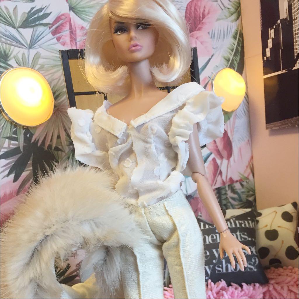 専用出品♡バービー人形♡ポピーパーカー♡センタープレスパンツファーコーデ