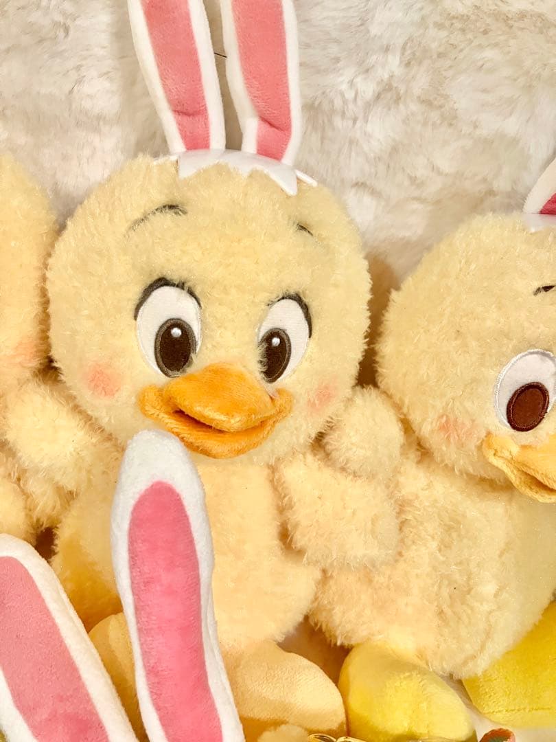 ディズニー　イースター　うさピヨ　ハンドパペット　パスケース　ぬいぐるみ