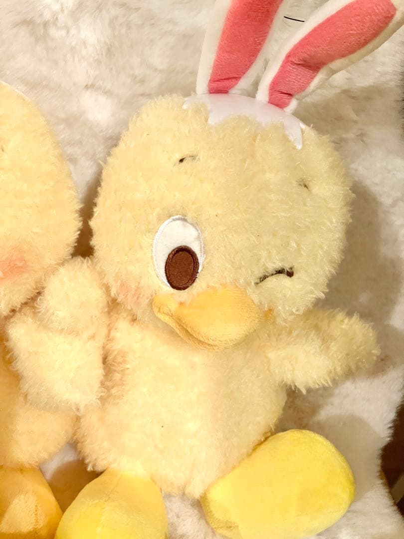 ディズニー　イースター　うさピヨ　ハンドパペット　パスケース　ぬいぐるみ