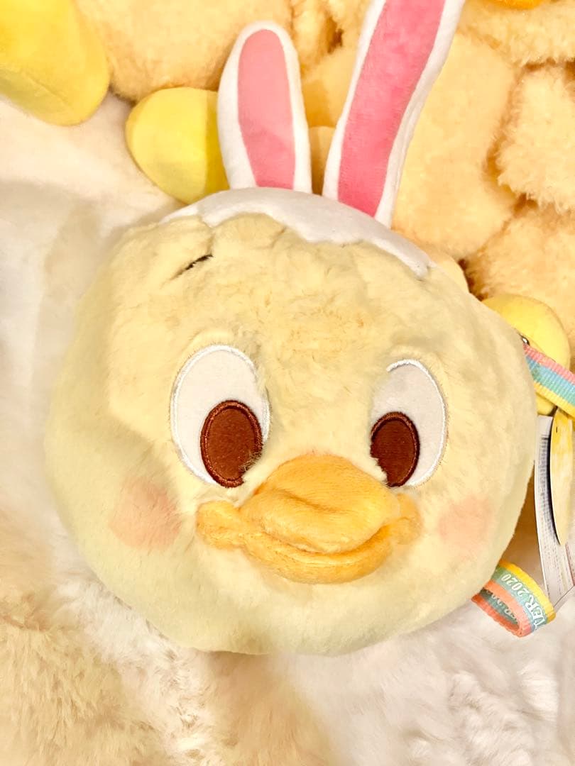 ディズニー　イースター　うさピヨ　ハンドパペット　パスケース　ぬいぐるみ