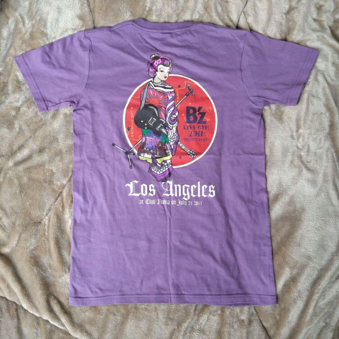 B'z 2011～long time no see～ Tシャツ 紫 ロサンゼルス