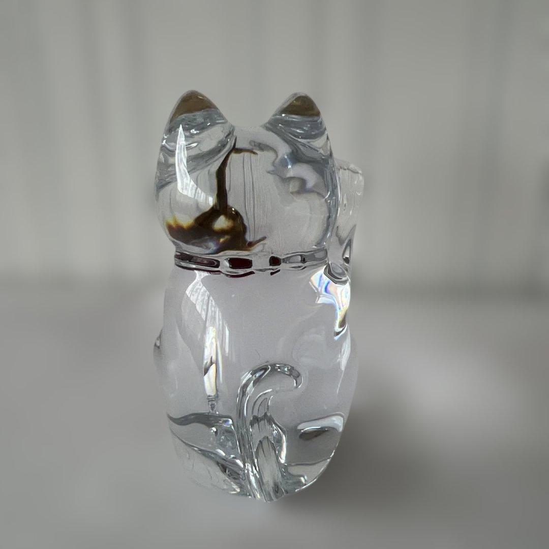 バカラ招き猫　極美レッドオクタゴン