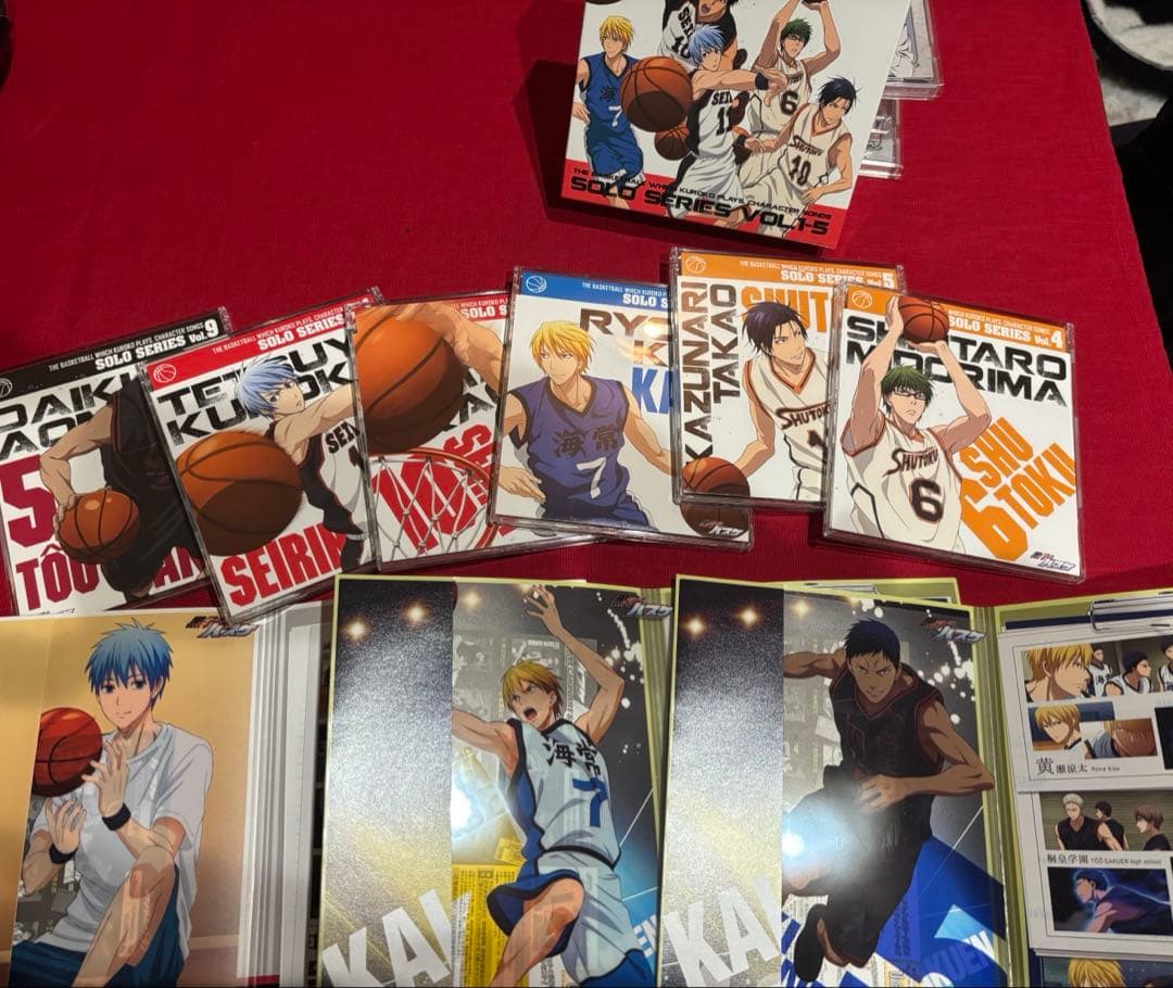 黒子のバスケ CD グッズ まとめ売り BOX付 青峰 黄瀬 黒子 緑間 高尾