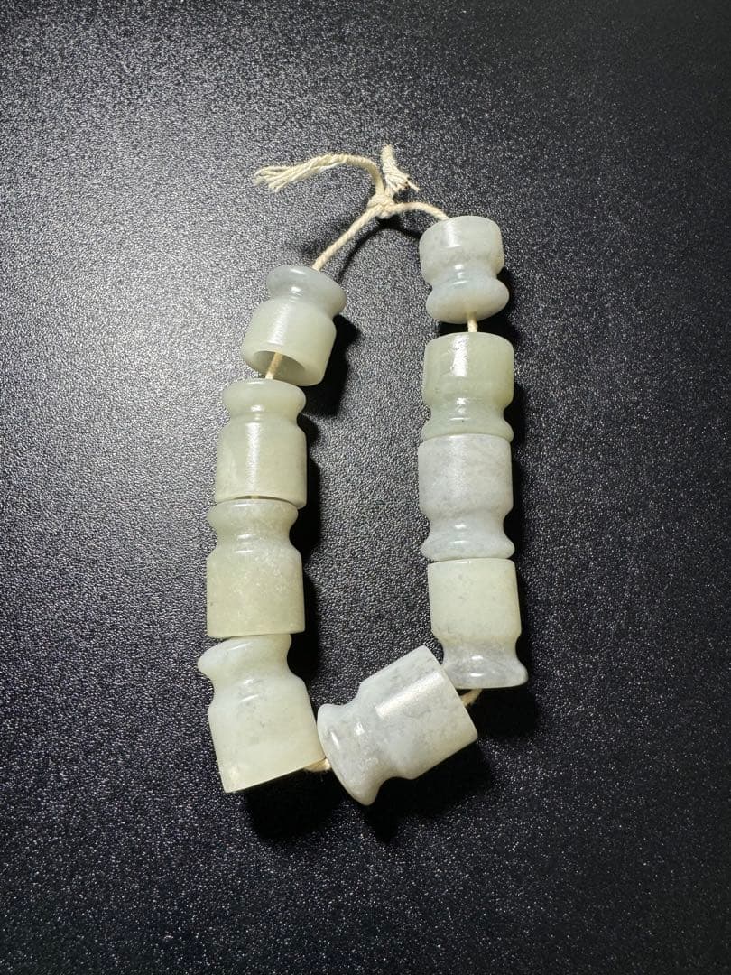 九つまとめて 清時代 和田玉 煙管用吸い口 煙嘴 喫煙具 玉器 本玉