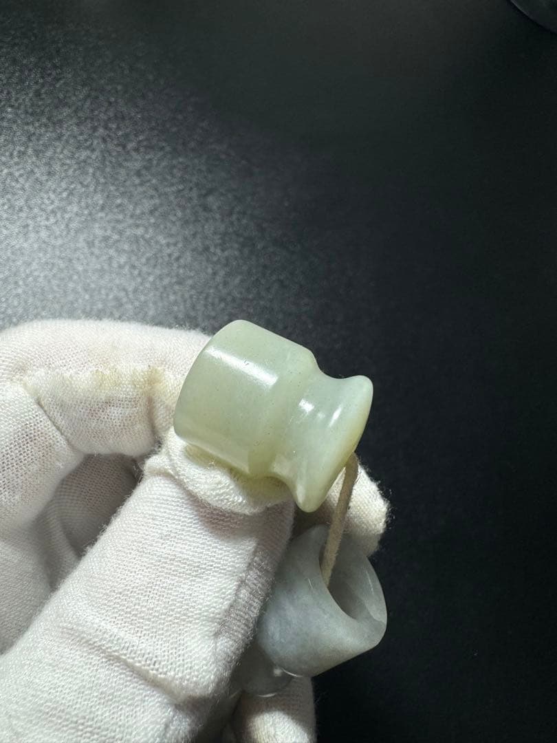 九つまとめて 清時代 和田玉 煙管用吸い口 煙嘴 喫煙具 玉器 本玉