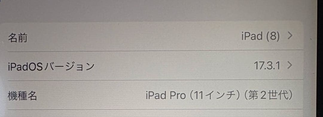 iPadPro11インチ第2世代&Apple Pencil (第2世代) セット