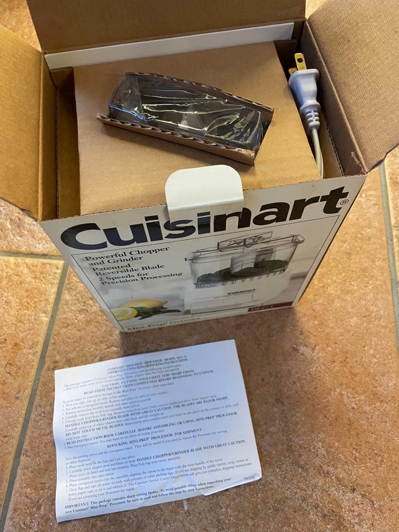 Cuisinart/クイジナート/フードプロセッサー/箱入り未使用品