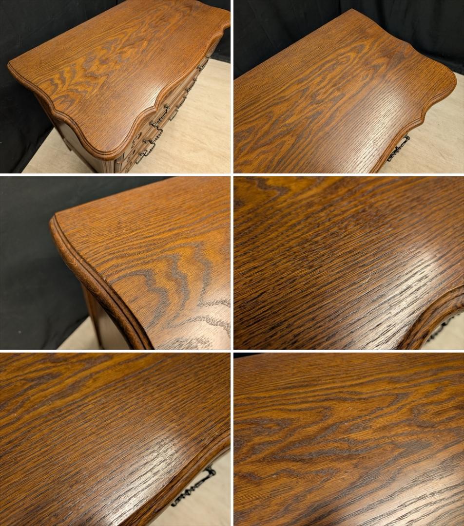 三越家具　ブルージュ　猫脚　オーク　チェスト　箪笥　タンス　引き出し　ドロワー