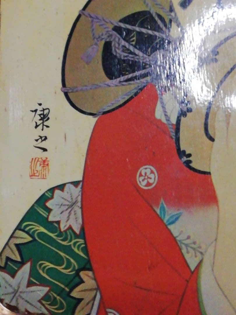 美人画 浮世絵/ 作家物(鑑定済)プラスお盆