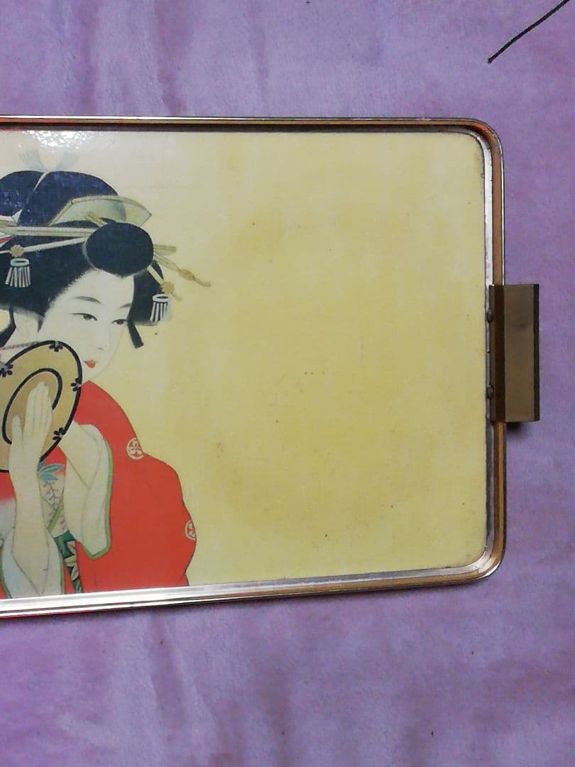 美人画 浮世絵/ 作家物(鑑定済)プラスお盆