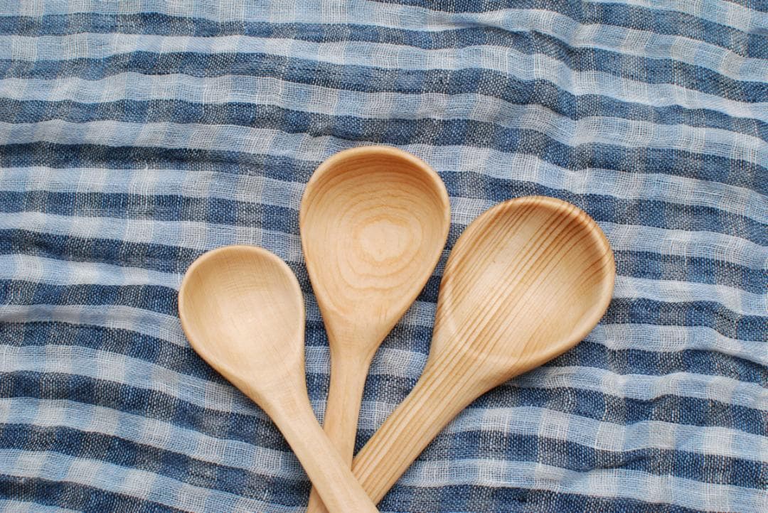 S2 新品未使用　シベリア杉スプーン アナスタシア　シベリア五葉松　食器　木製