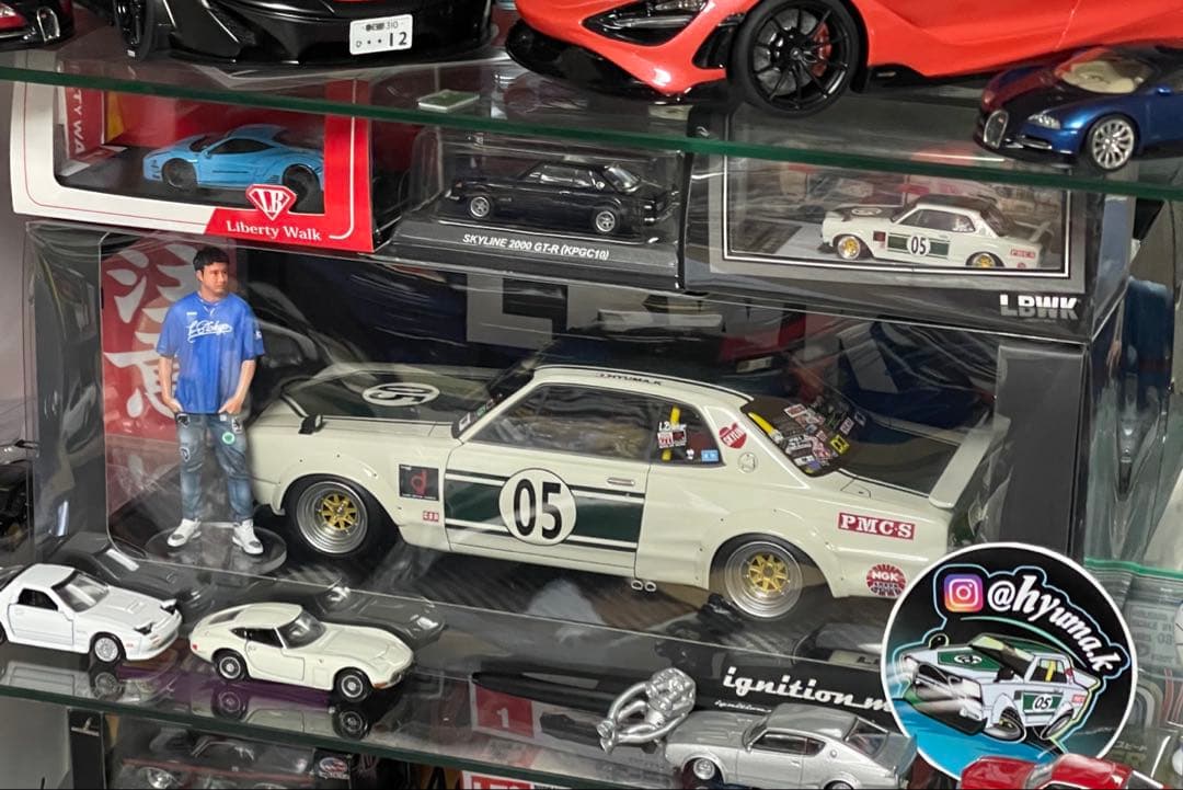 期間限定価格イグニッションモデル LB ハコスカ チャラスカ フィギュア付