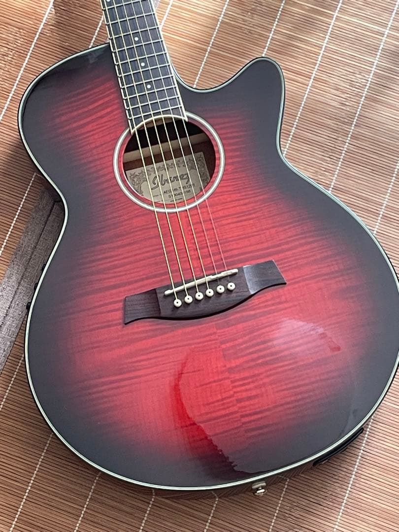 Ibanez AEG24Ⅱエレアコギター　美品　薄型スリムボディ