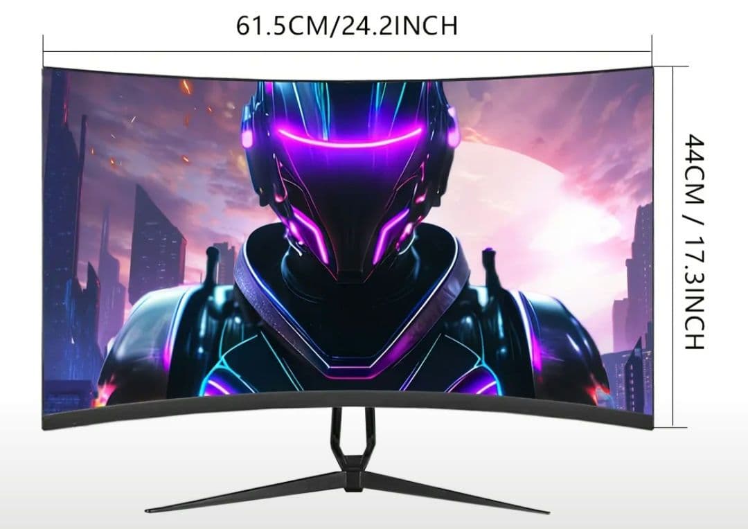 WAIGAA 27インチフルHD 湾曲モニター（未開封）