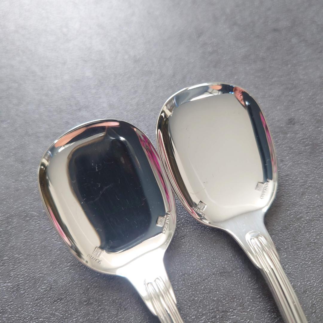 極希少 美品 クリストフル シノン アイスクリームスプーン 2点