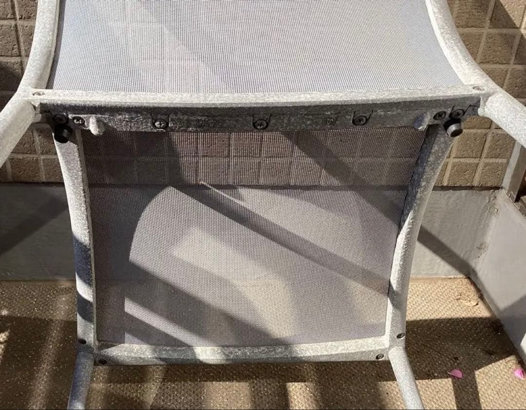 ヤマギワ　ザノッタ　zanotta　②　ガーデニングチェア　椅子　メッシュ